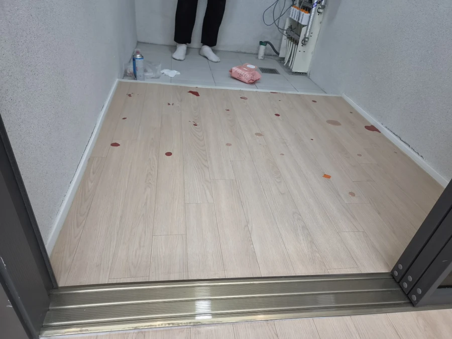 온돌마루들뜸보수 시공 전 사례 2
